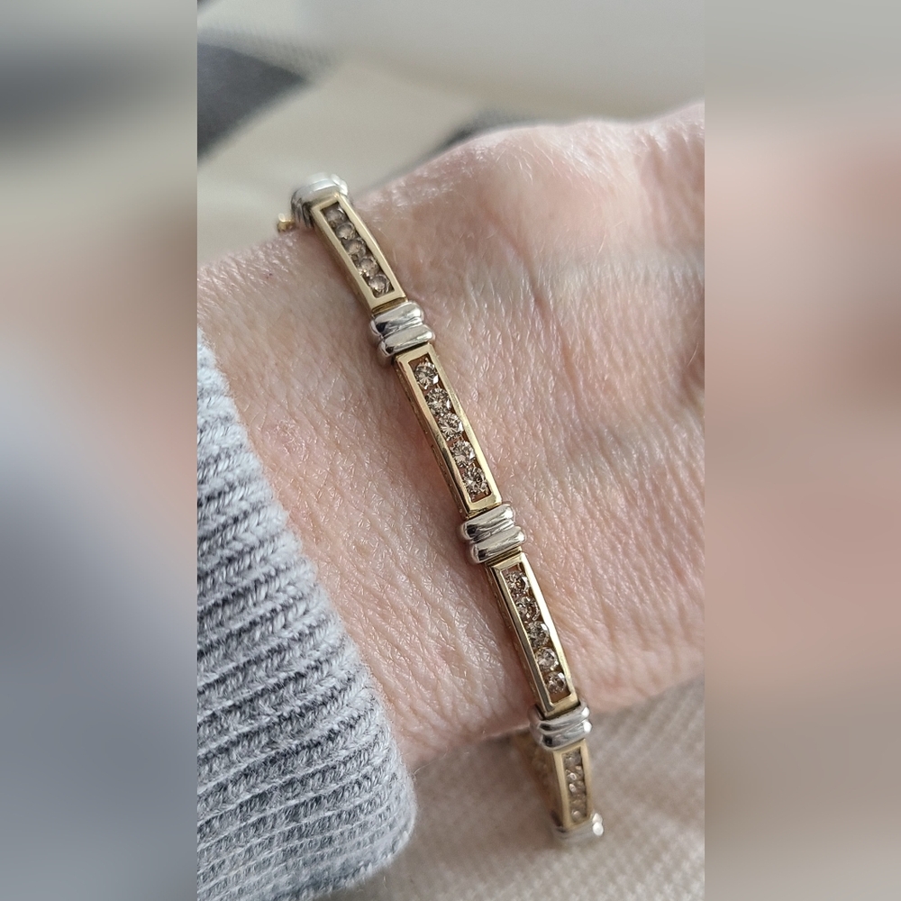 14K Diamond Tennis Bracelet